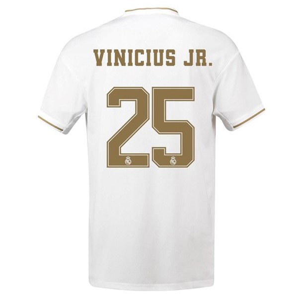 Camiseta Real Madrid NO.25 Vinicius JR. 1ª 2019-2020 Blanco